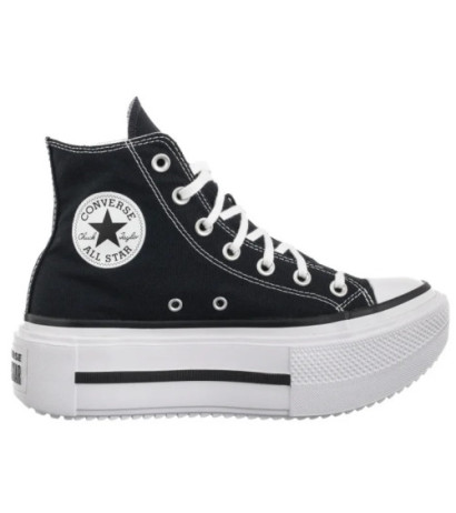Converse CTAS Lift Double Stack Hi Black/White/Black A12975C (CO785-b) shoes