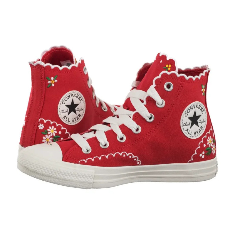 Converse CTAS Hi Red/Green/White A13518C (CO792-a) shoes