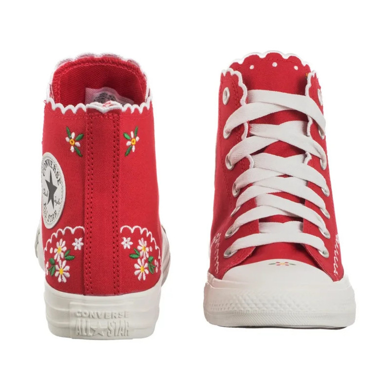 Converse CTAS Hi Red/Green/White A13518C (CO792-a) shoes