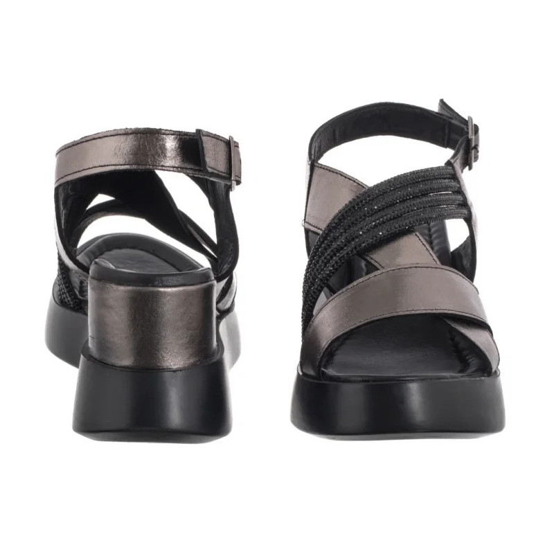 Nepeke Dragana Nickel Shiny (NP39-a) sandals