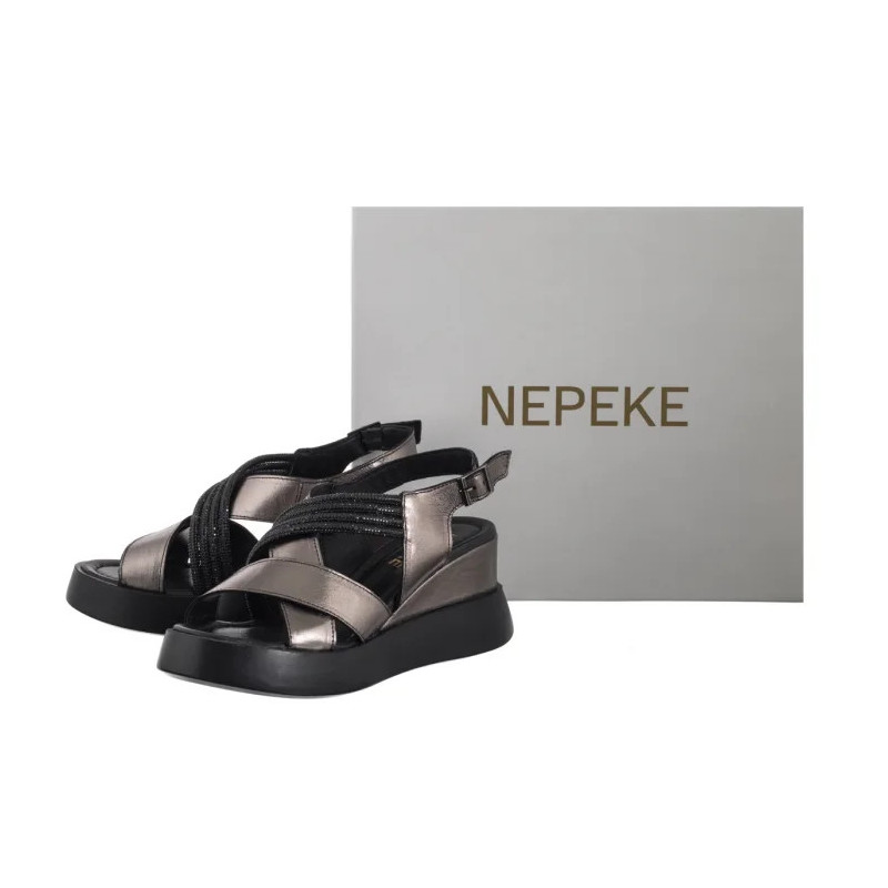 Nepeke Dragana Nickel Shiny (NP39-a) sandals