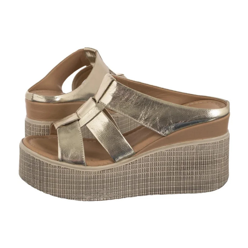 Nepeke Enes Gold Leather  (NP42-a) shoes