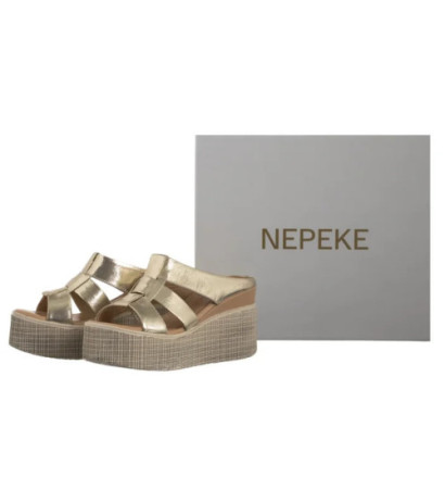 Nepeke Enes Gold Leather  (NP42-a) shoes