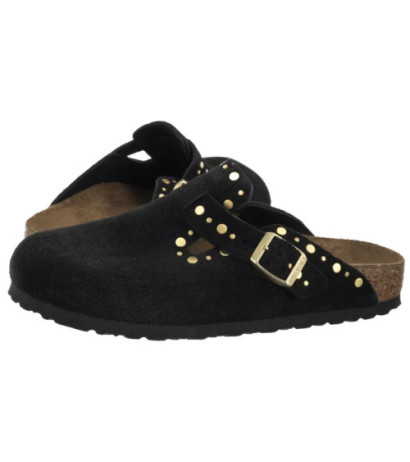 Birkenstock Boston Rivet Border Black 1030491 (BK318-a) Women's Shoes/Flip Flops