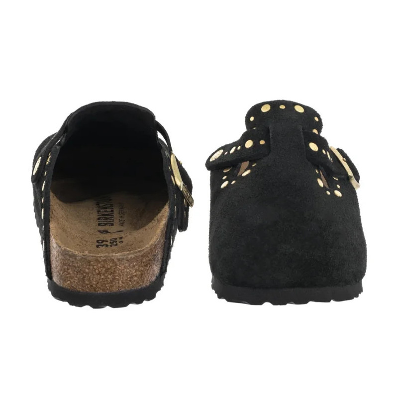 Birkenstock Boston Rivet Border Black 1030491 (BK318-a) Women's Shoes/Flip Flops