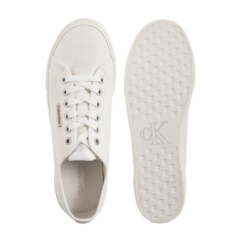 Calvin Klein Ess Vulc Low Mg Cv Triple Bright White YM0YM01301 0K4 (CK680-a) Sneakers
