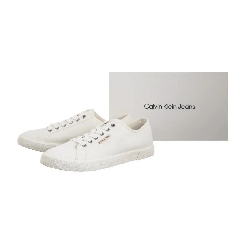 Calvin Klein Ess Vulc Low Mg Cv Triple Bright White YM0YM01301 0K4 (CK680-a) Sneakers