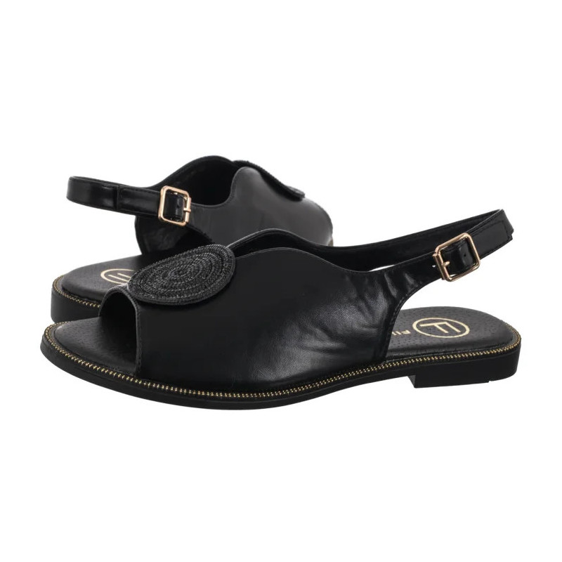 Filippo Czarne DS6229/25 BK (FO103-b) sandals