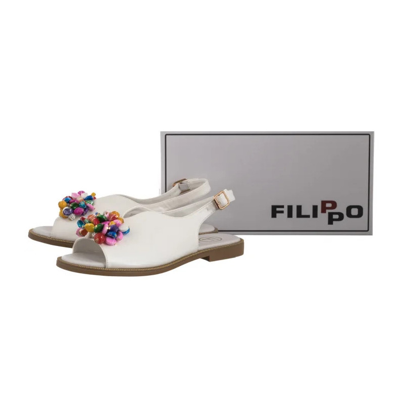Filippo Białe DS6230/25 WH (FO104-b) sandals