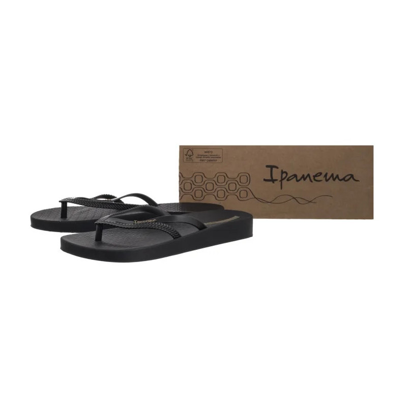 Ipanema Bossa Soft V Fem 82840/20766 Black/Black (IP82-a) flip flops