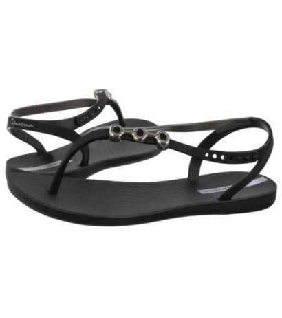 Ipanema Sandal Rio Fem 83654/BC725 Black/Silver (IP84-b) flip flops