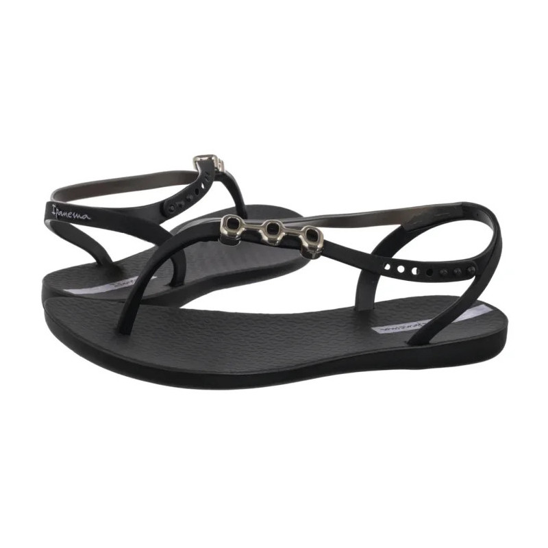 Ipanema Sandal Rio Fem 83654/BC725 Black/Silver (IP84-b) flip flops
