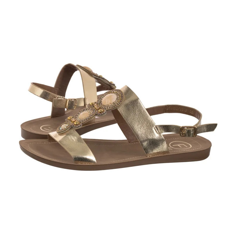 Filippo Złote DS6882/25 GO (FO169-a) sandals