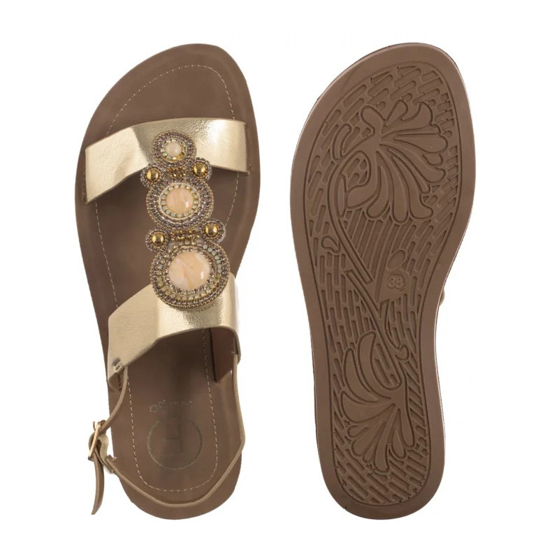 Filippo Złote DS6882/25 GO (FO169-a) sandals