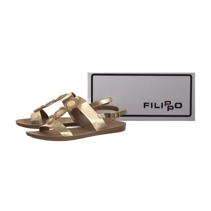 Filippo Złote DS6882/25 GO (FO169-a) sandals