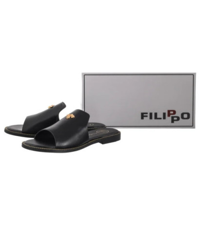 Filippo Czarne DK6975/25 BK (FO170-a) Women's Shoes/Flip Flops