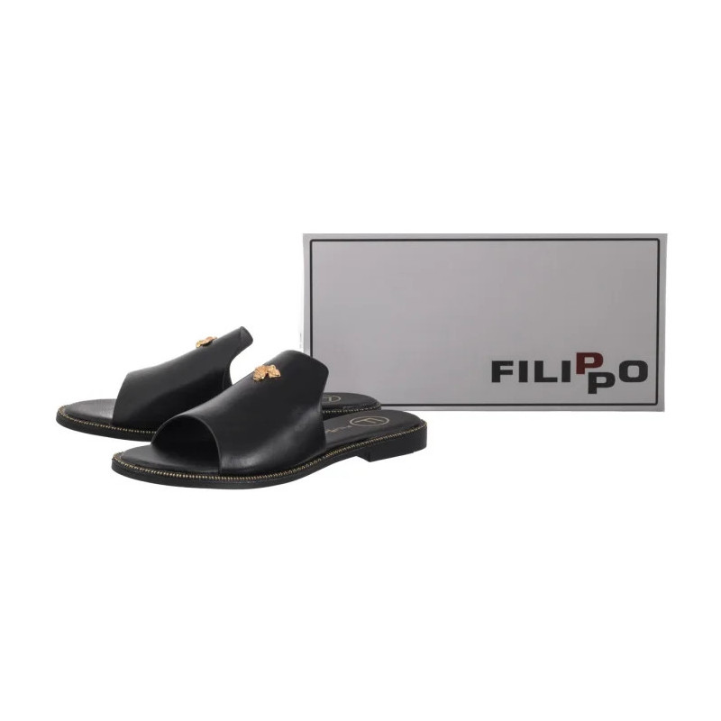 Filippo Czarne DK6975/25 BK (FO170-a) Women's Shoes/Flip Flops