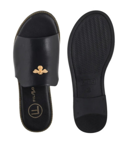 Filippo Czarne DK6975/25 BK (FO170-a) Women's Shoes/Flip Flops