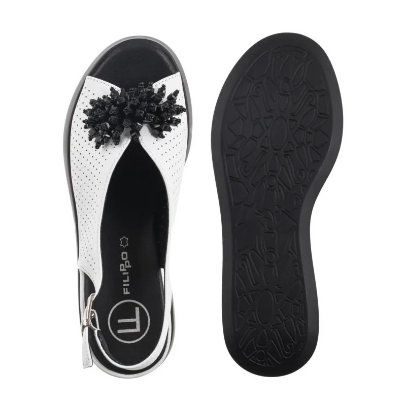 Filippo Białe DS6076/25 WH (FO175-a) shoes