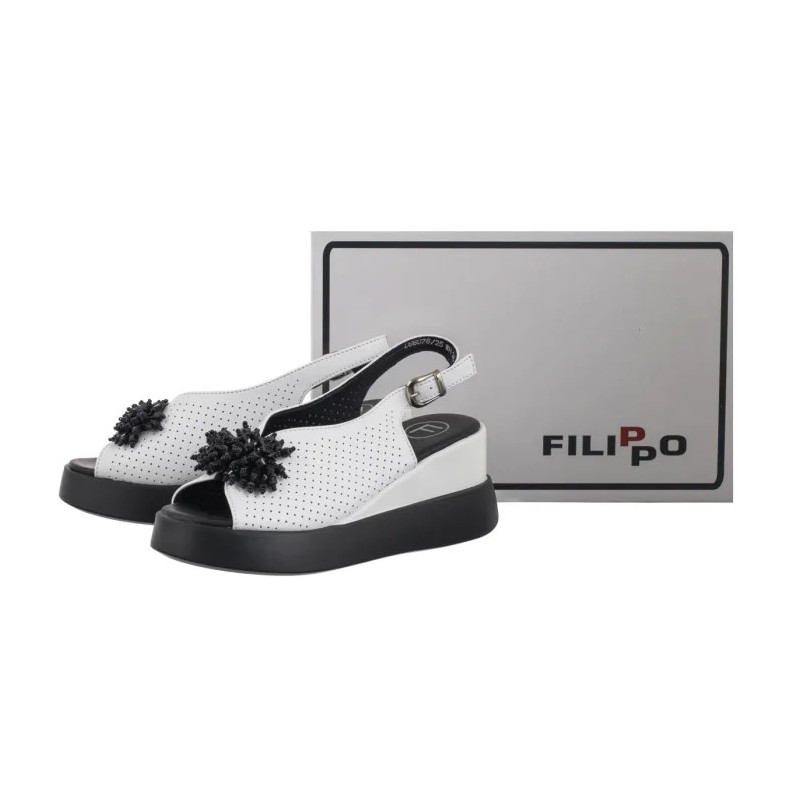Filippo Białe DS6076/25 WH (FO175-a) shoes