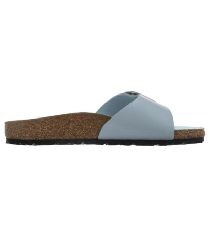 Birkenstock Madrid Big Buckle Baby Blue High Shine 1030364 (BK238-h) Women's Shoes/Flip Flops