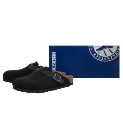 Birkenstock Boston Braided Black 1030497 (BK257-d) Women's Shoes/Flip Flops