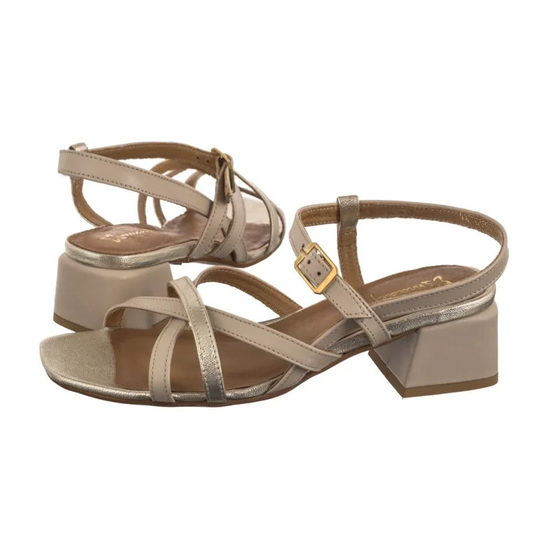 Maciejka Beżowe/Złote 06959-25/00-1 (MA1406-a) shoes