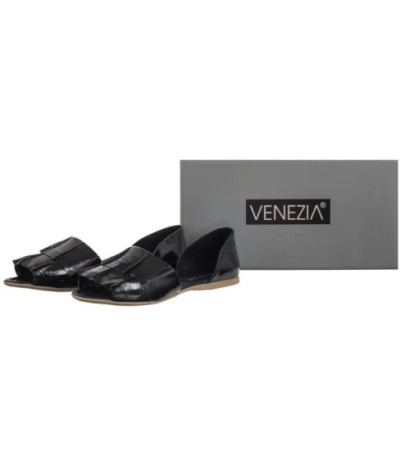 Venezia Czarne A034PABLOBS028 (VE852-a) sandals