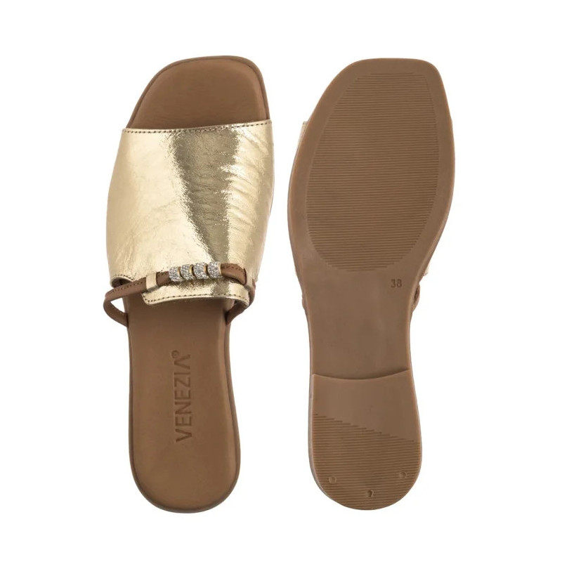 Venezia Złote B031LEGOOBK110 (VE853-b) Women's Shoes/Flip Flops