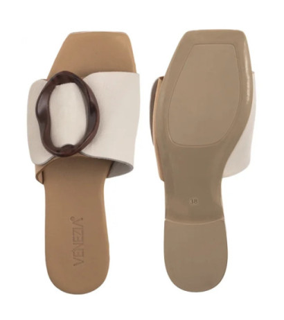 Venezia Białe R018LEWHOBK144 (VE859-a) Women's Shoes/Flip Flops