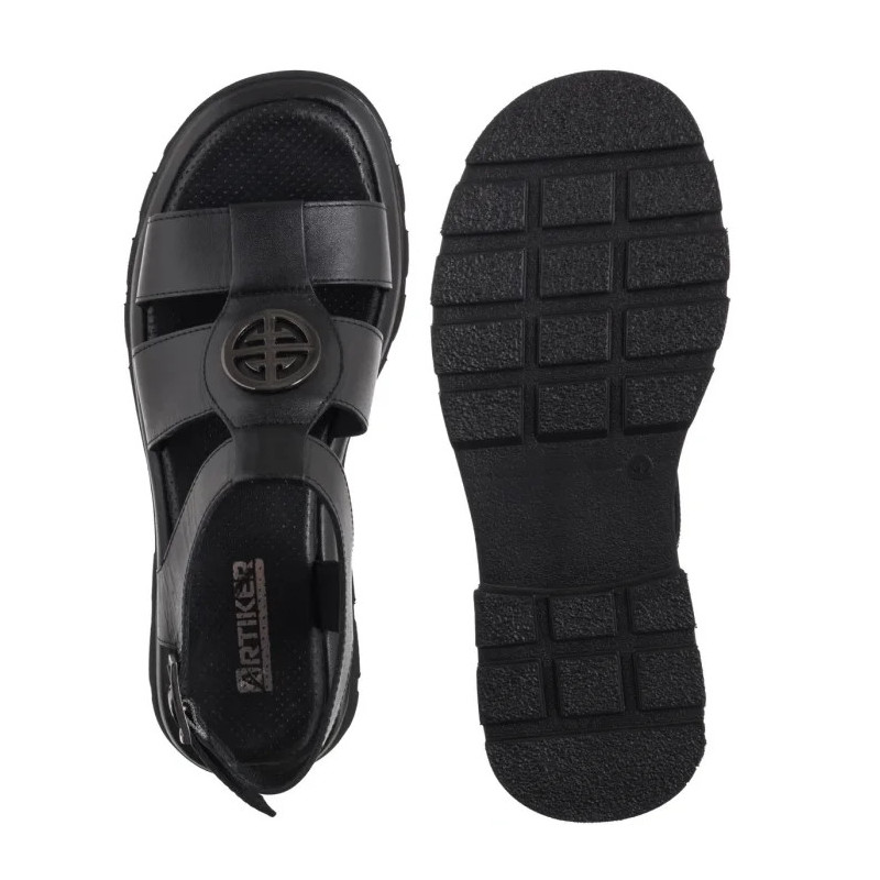 Artiker Czarne 56C0690 (AR174-a) sandals
