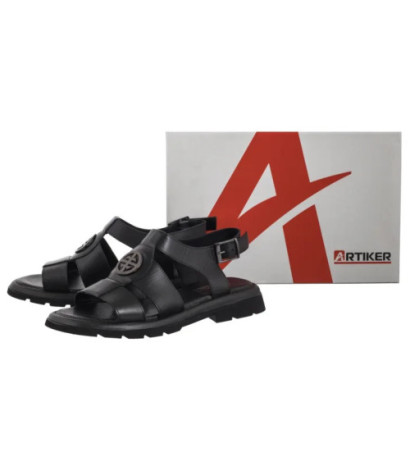 Artiker Czarne 56C0690 (AR174-a) sandals