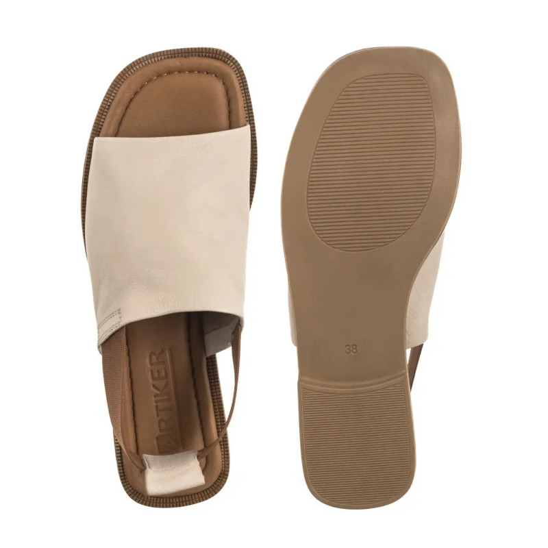 Artiker Beżowe 54C0857 (AR175-a) sandals