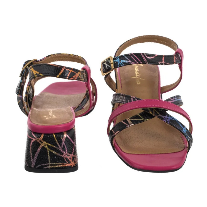 Maciejka Różowe+Czarne 06959-39/00-1 (MA1406-b) shoes