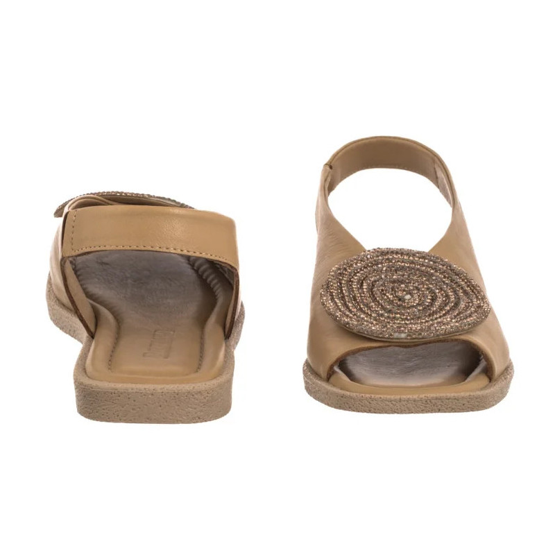 Artiker Beżowe 54C0865 (AR177-a) sandals