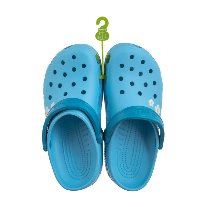 Crocs Classic Daisy Clog K Tinted Glass 211257-4WD (CR392-a) slippers