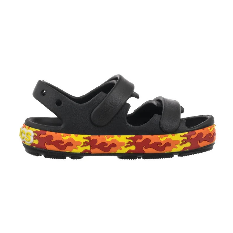 Crocs Crocband Cruiser Flames Sandal Kid's Black 211269-001 (CR394-a) sandals