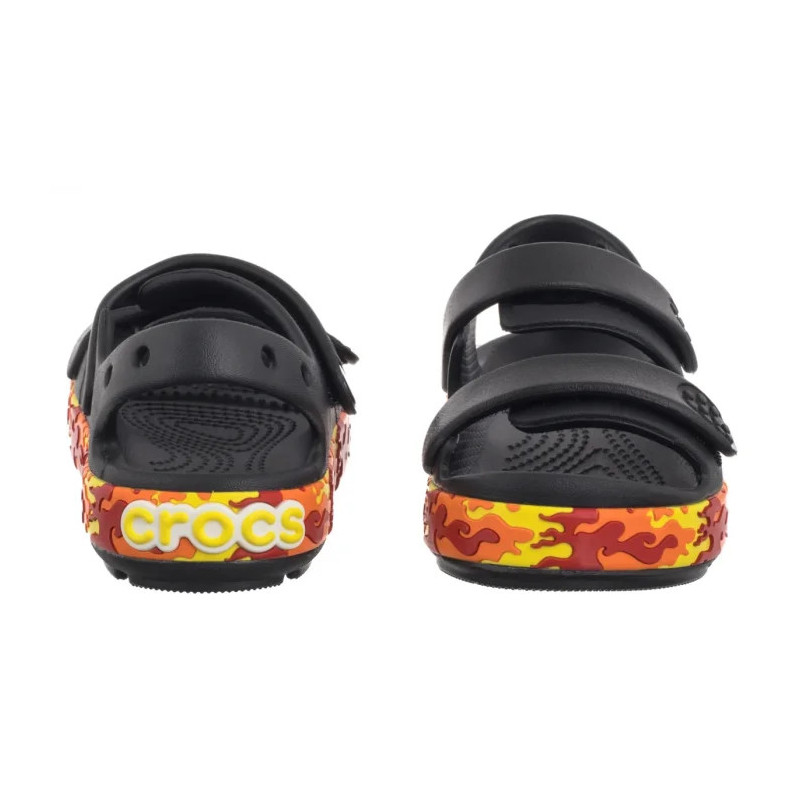 Crocs Crocband Cruiser Flames Sandal Kid's Black 211269-001 (CR394-a) sandals