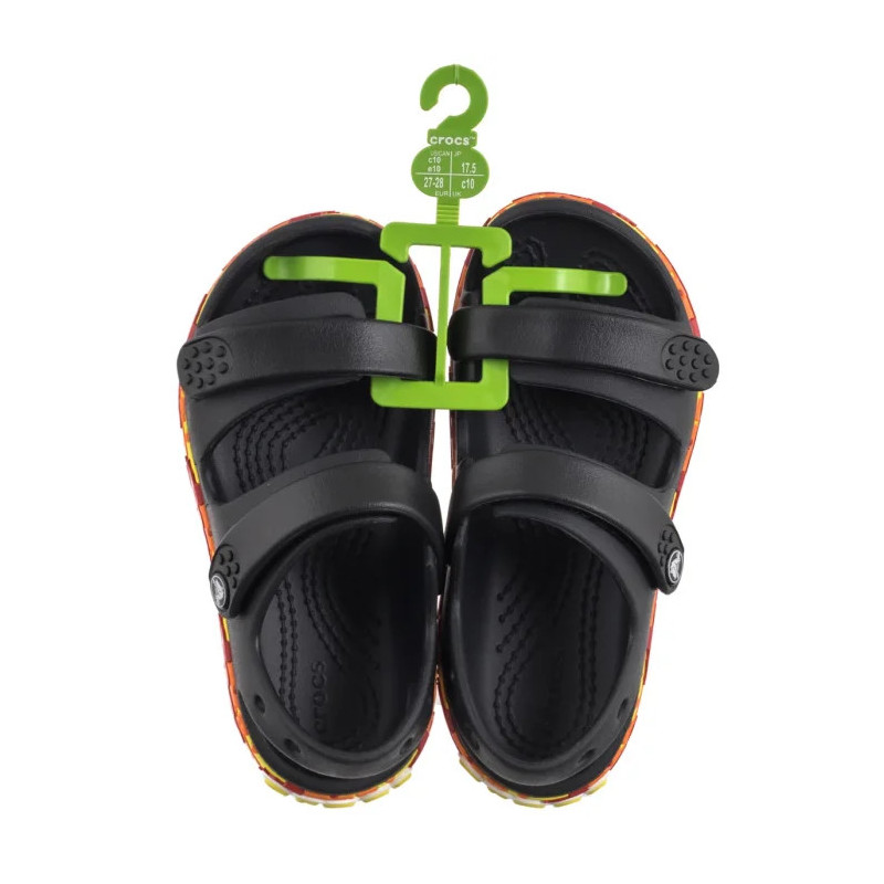 Crocs Crocband Cruiser Flames Sandal Kid's Black 211269-001 (CR394-a) sandals