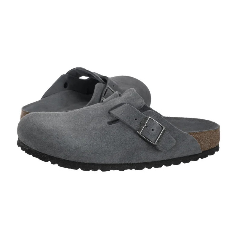 Birkenstock Boston BS Soft Footbed Basalt Gray Tonal FB 1030874 (BK321-a) Women's Shoes/Flip Flops