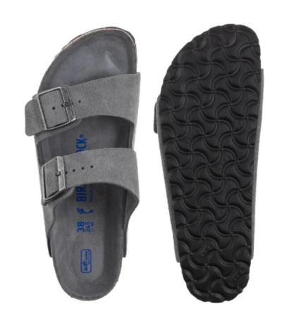 Birkenstock Arizona Bs Soft Footbed Basalt Gray Tonal FB 1030912 (BK322-a) Women's Shoes/Flip Flops