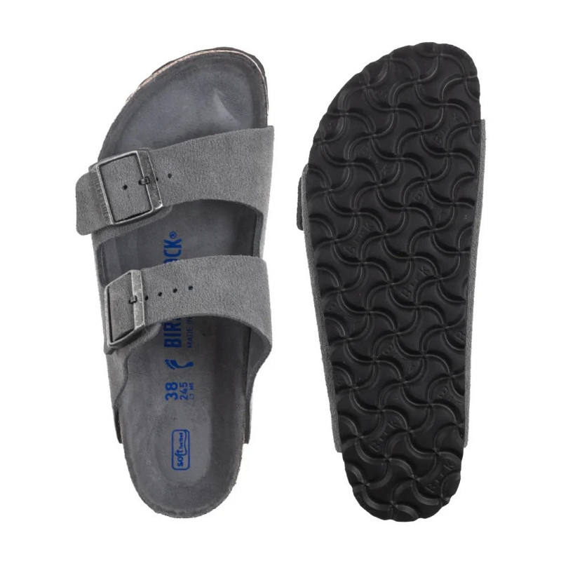Birkenstock Arizona Bs Soft Footbed Basalt Gray Tonal FB 1030912 (BK322-a) Women's Shoes/Flip Flops