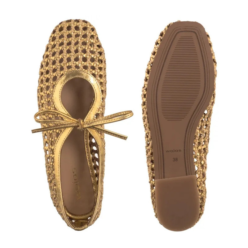 Wojas Złote 44062-88 (WO319-a) ballerinas
