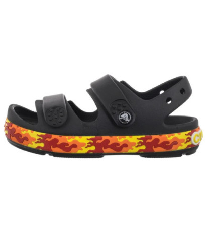 Crocs Crocband Cruiser Flames Sandal Kid's Black 211268-001 (CR397-a) sandals