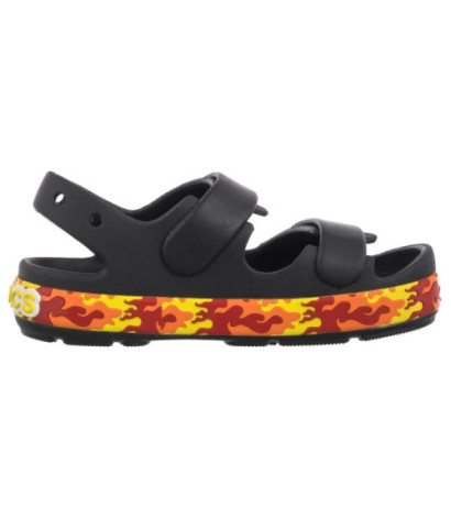 Crocs Crocband Cruiser Flames Sandal Kid's Black 211268-001 (CR397-a) sandals