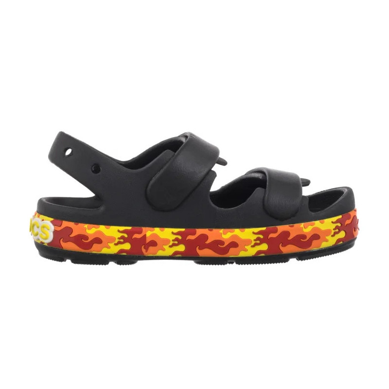 Crocs Crocband Cruiser Flames Sandal Kid's Black 211268-001 (CR397-a) sandals