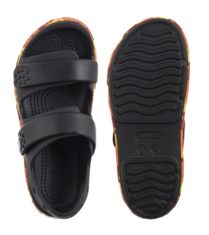 Crocs Crocband Cruiser Flames Sandal Kid's Black 211268-001 (CR397-a) sandals