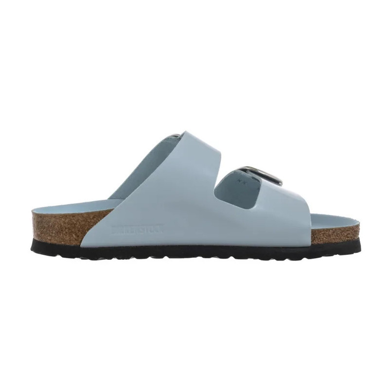 Birkenstock Arizona Big Buckle High-Shine Baby Blue 1030374 (BK239-i) Women's Shoes/Flip Flops