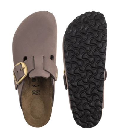 Birkenstock Boston Big Buckle Faded Purple 1030544 (BK267-e) Women's Shoes/Flip Flops