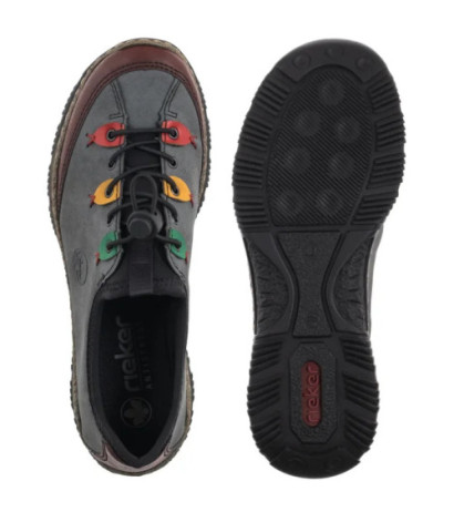 Rieker Szare N3271-14 Blue (RI185-b) shoes